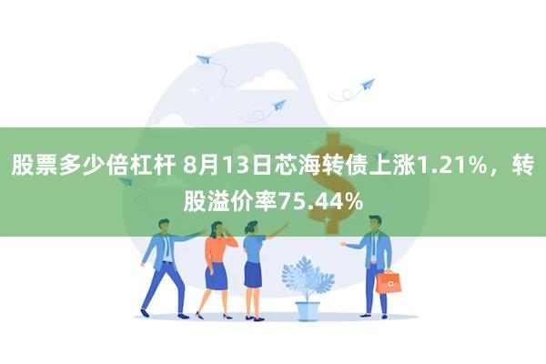 股票多少倍杠杆 8月13日芯海转债上涨1.21%，转股溢价率75.44%